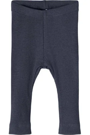 NAME IT BABY baby regular fit legging NBNKAB donkerblauw Jongens/Meisjes Katoen