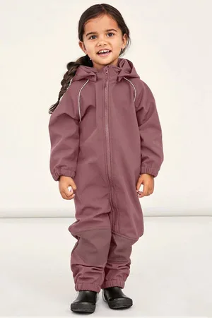NAME IT MINI softshell buitenspeelpak NMNALFA Jas Jongens Polyester Capuchon
