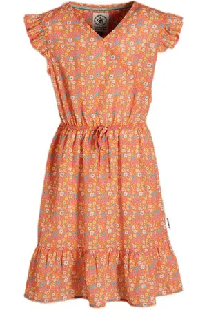 Me & My Monkey Gebloemde jurk Marloe Meisjes Polyester V