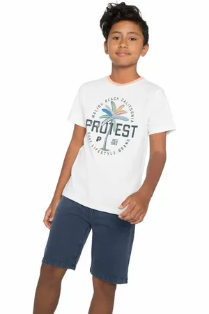 Protest Short Orlin Jr donkerblauw Korte broek Jongens Katoen Effen