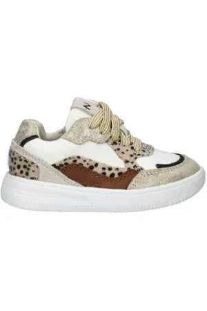 Nelson Sneakers beige/wit Meisjes Imitatieleer
