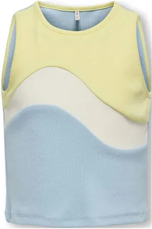 ONLY KIDS GIRL top KOGGRY Meisjes Stretchkatoen Ronde hals