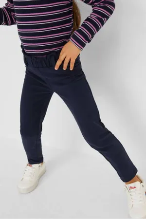 QS by s.Oliver Legging Meisjes Stretchkatoen Effen