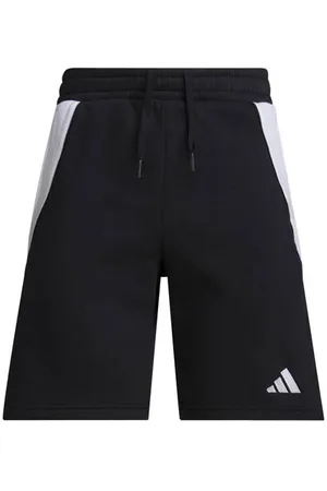 adidas Performance Junior sweatshort TIRO 24 zwart Sportbroek Jongens/Meisjes Katoen