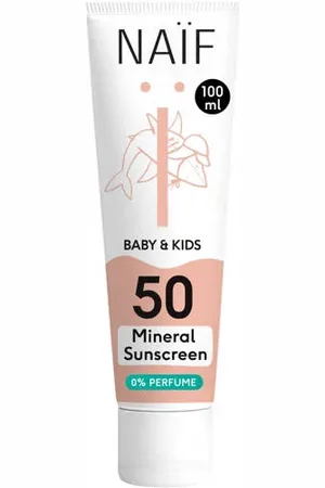 NAÏF Baby & Kids 0% parfum minerale zonnebrandcrème factor 50