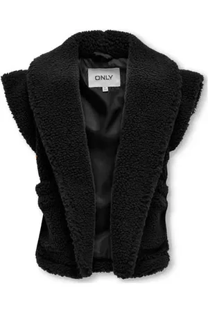 ONLY KIDS GIRL teddy gilet KOGSIKA Effen