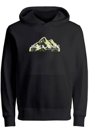 JACK & JONES JUNIOR hoodie JCOMOUNTAIN met printopdruk Sweater Printopdruk