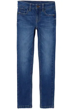 NAME IT KIDS skinny jeans NKFPOLLY Blauw Meisjes Stretchdenim