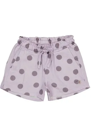 LEVV Regular fit sweatshort MOIS met stippen Korte broek Meisjes Katoen