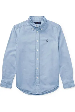 Ralph Lauren Overhemd met logo Jongens Katoen Klassieke kraag