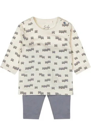 Dirkje Pyjama met all over print Jongens Stretchkatoen Ronde hals
