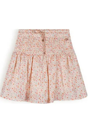 NoNo Gebloemde rok Nami Ecru Meisjes Polyester Bloemen
