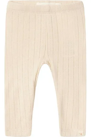 Lil Atelier BABY baby broek NBFRACHEL Meisjes Katoen Effen