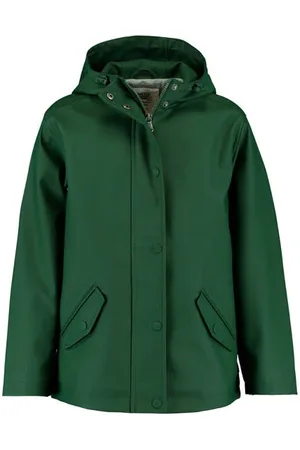 America today Unisex regenjas Jade JR donkergroen Meisjes Polyester Capuchon