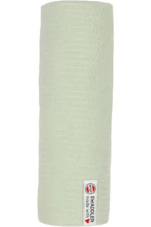 Lodger Hydrofiele doek 120x120 cm Seersucker Silk Hydrofiele luiers Groen