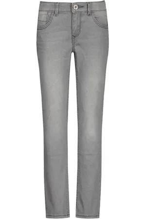Vingino Skinny jeans Alice Grijs Meisjes Stretchdenim Effen