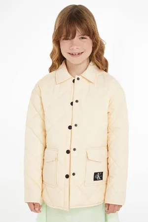 Calvin Klein Zomerjas met logo Meisjes Katoen Klassieke kraag Logo