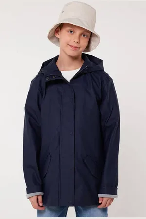 America today Regenjas Janice JR van polyester donkerblauw Effen