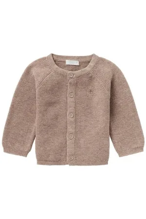 Noppies Baby baby vest Naga van katoen Bruin Effen