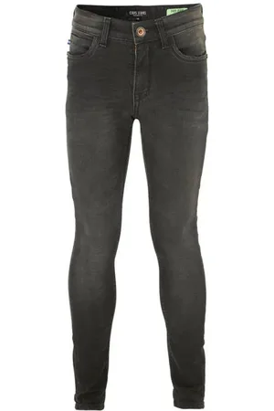 Cars Slim fit jog denim Burgo Zwart Effen