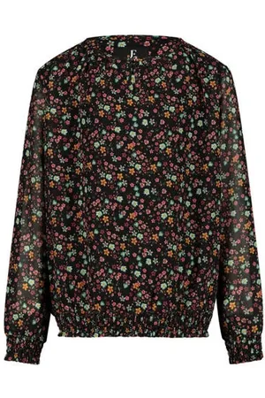 Jake Fischer Top met all over print Meisjes Polyester Ronde hals