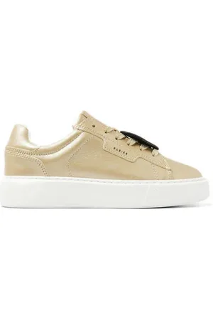 Nubikk Leren sneakers metallic Meisjes Leer Effen