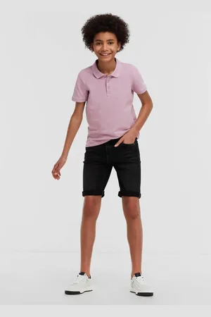 Anytime Denim short Jongens Katoen Effen