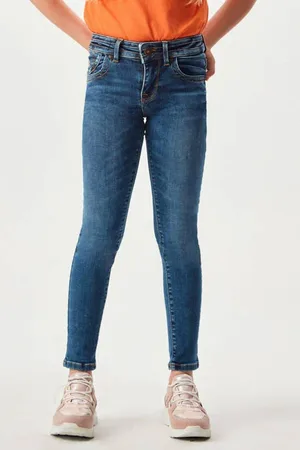 LTB Super skinny jeans Julita Blauw Meisjes Stretchdenim Effen