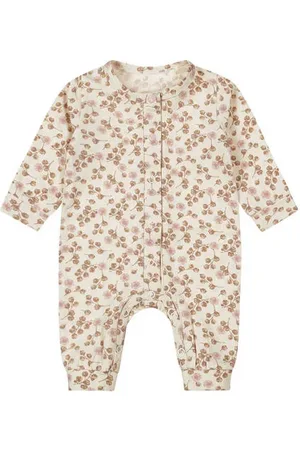 Dirkje Baby boxpak met all over print Meisjes Stretchkatoen Ronde hals