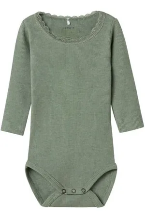 NAME IT BABY romper NBFKAB Meisjes Katoen Ronde hals Effen