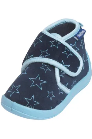 Playshoes Pantoffels met sterrendessin Velcro Jongens Polyester