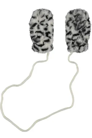 sarlini Imitatiebont wanten met panterprint Beige Panterprint
