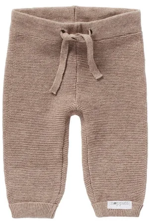 Noppies Baby baby broek Grover van katoen Bruin Gemêleerd