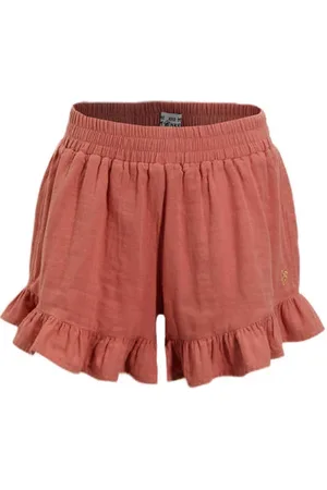 Me & My Monkey Short Pomme met ruches Korte broek Oranje Meisjes Katoen