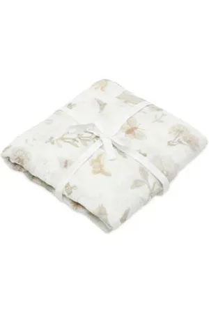 Jollein Hydrofiele doek large 115x115cm Dreamy Mouse Ivory Hydrofiele luiers Wit