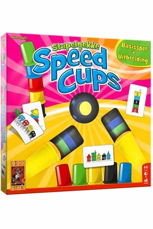 999 Games Stapelgekke Speedcups 6 spelers Denkspel
