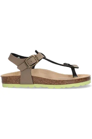 Braqeez Sammy Spain sandalen Bruin Jongens Imitatieleer Effen