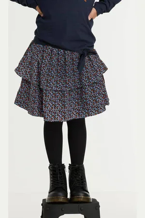 Zigga Rok met panterprint Meisjes Polyester Panterprint