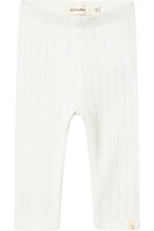 Lil Atelier BABY baby broek NBFRACHEL offwhite Ecru Meisjes Katoen Effen