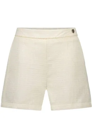 Le Chic Regular fit casual short DUTTI Korte broek Ecru Meisjes Polyester