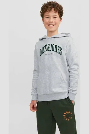 JACK & JONES JUNIOR hoodie JJEJOSH met logo Sweater