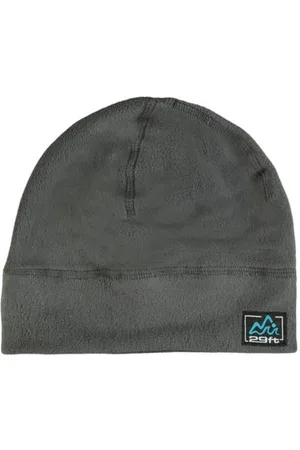 29FT Fleece muts Grijs Jongens/Meisjes Polyester Effen
