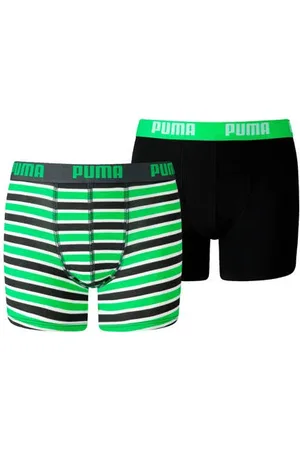 PUMA Boxershorts set van 2 Multi Jongens Stretchkatoen Effen