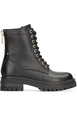 PS Poelman Monk leren veterboots Meisjes Leer Effen
