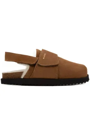 Nubikk Suède clogs Bruin Meisjes Suede Effen