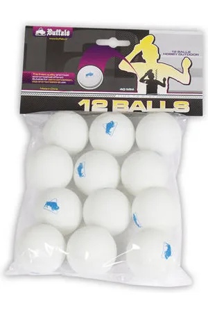 Buffalo Tafeltennisballen Hobby Outdoor 12st. Tafeltennisballen Hobby Outdoor 12stuks Accessoire