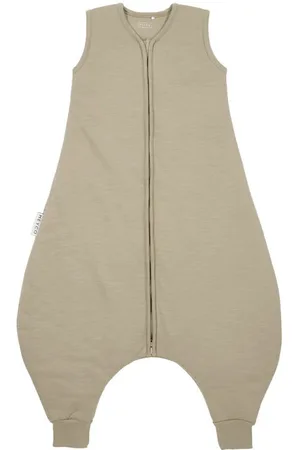 Meyco Winter slaapoverall jumper Team no sleep /offwhite Babyslaapzak Bruin 80 cm