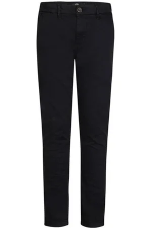 Petrol Industries Regular fit broek blauw Jongens Stretchkatoen Effen