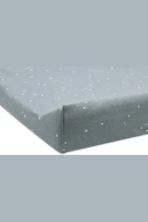Jollein Jersey aankleedkussenhoes Twinkling Sea Green Groen Meerkleurig