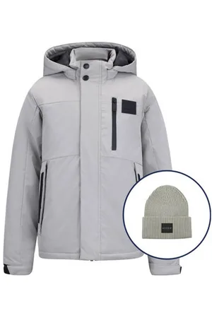 Retour Gewatteerde winterjas Victor Jongens Polyester Capuchon